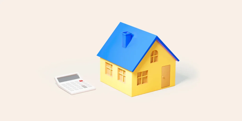 woning met tekst over overdrachtsbelasting 2026: huidige tarieven 0%, 2%, 10,4%, voorstel nieuw tarief 8% per 1 januari 2026.